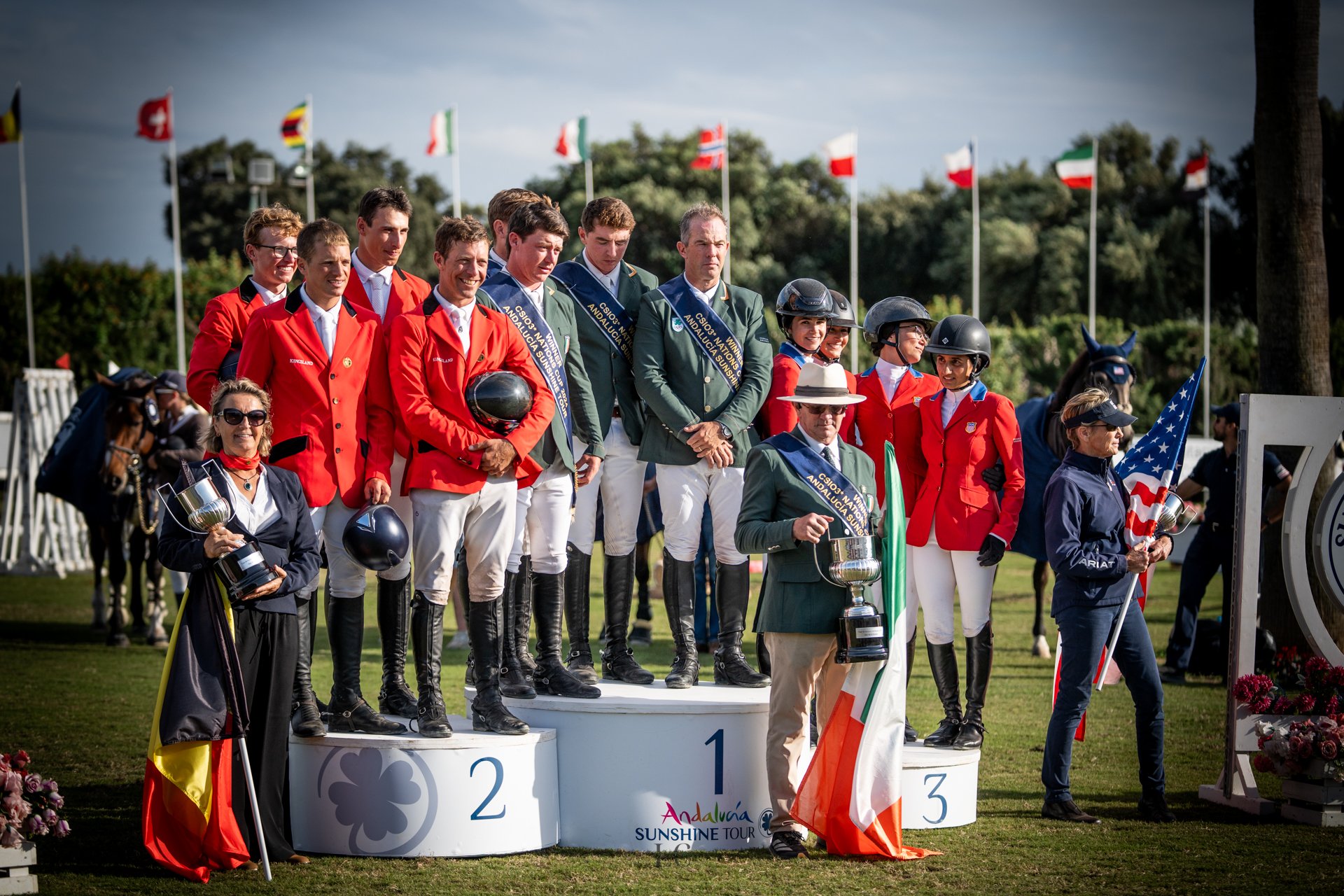 Ireland excels with a commanding win in the Nations Cup here at Montenmedio