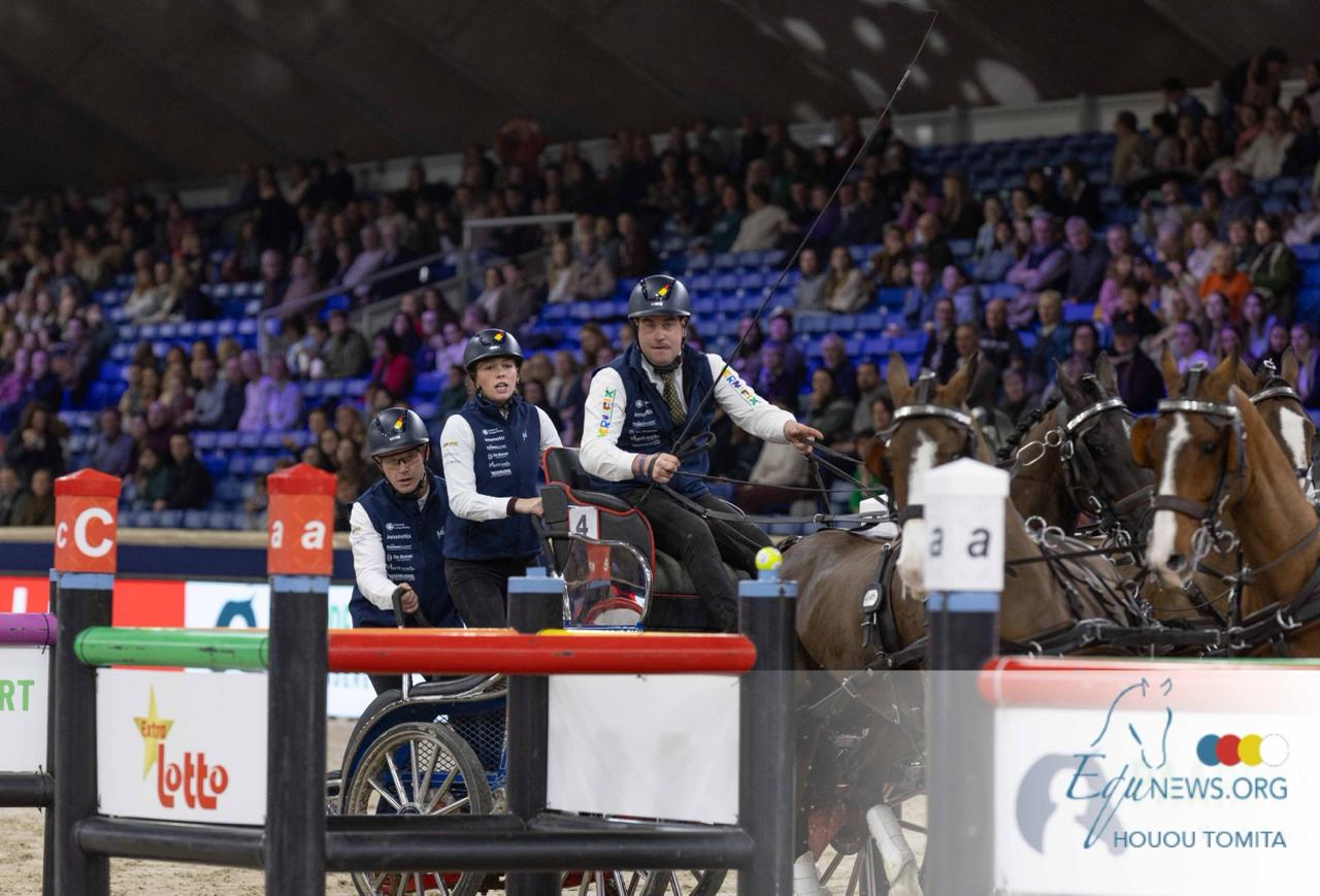 ZILVER voor Dries Degrieck in openingsproef Wereldbeker Mennen tijdens Jumping Mechelen!