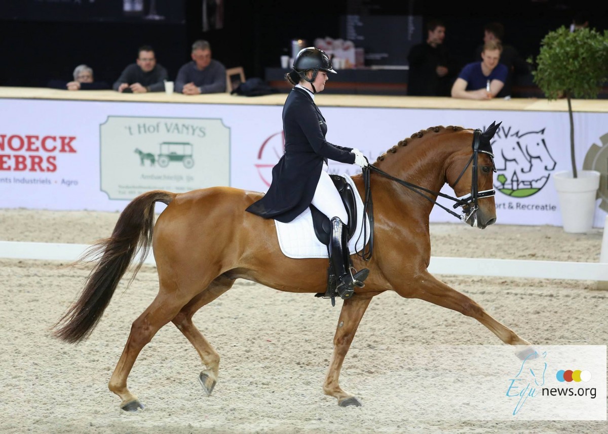 Sanne Kielenstijn en Jorinde Verwimp overtuigende winnaars op Flanders Horse Expo