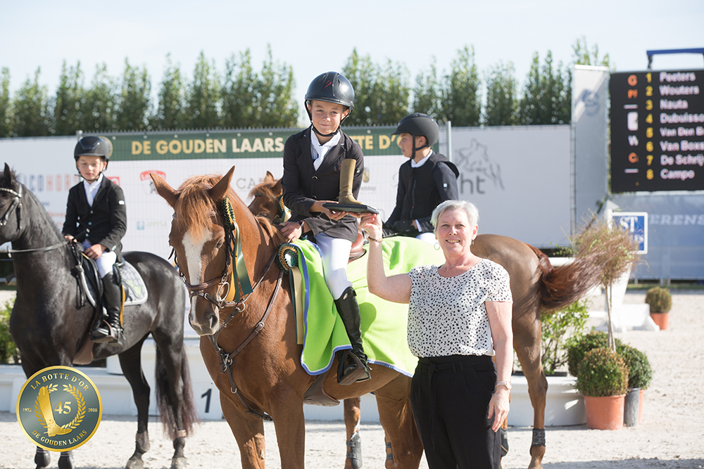 Aline Sercu, Seppe Wouters en Rik Nauta domineren Gouden Laars pony rubrieken