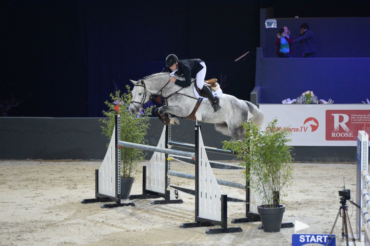 Frederik Dekens snelste in Flanders Horse Expo Gent