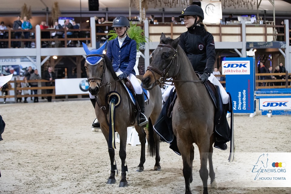 Luna D'Haluwin en Lara Schodt delen de overwinning in Mechelen