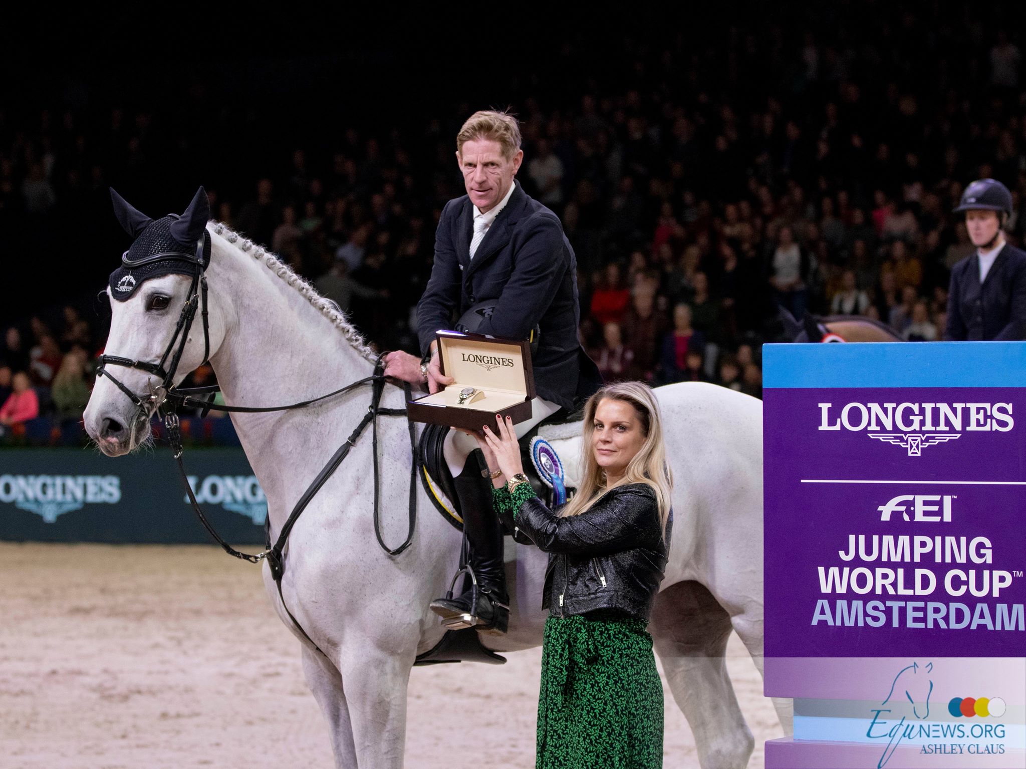 Marcus Ehning remporte le Prix Vainqueur, Holly Smith est la Leading Lady d'Amsterdam.