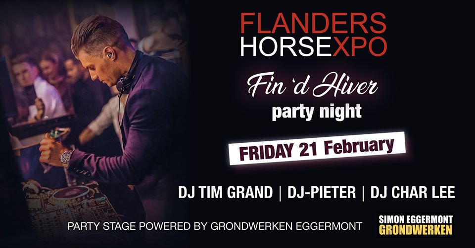 Morgen avond strekken topruiters de benen op Fin d'Hiver Party @ Flanders Horse Expo