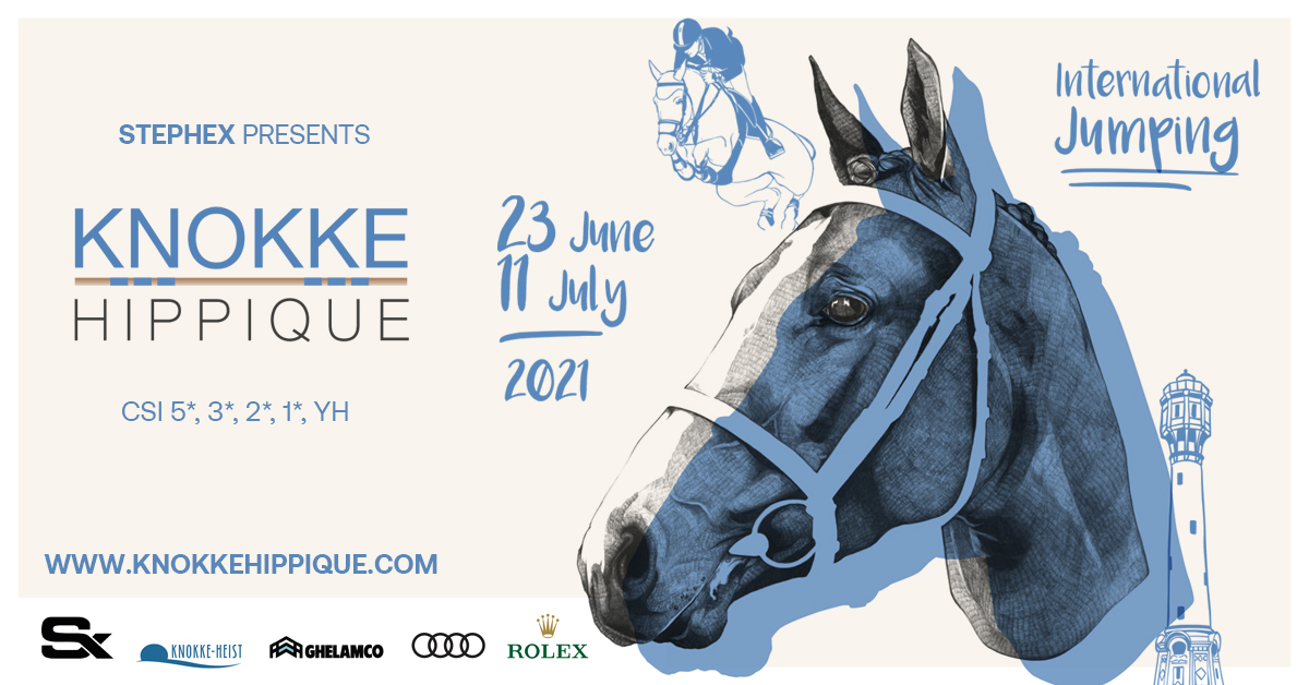 Knokke Hippique is back for three weeks, from the 23rd of June.