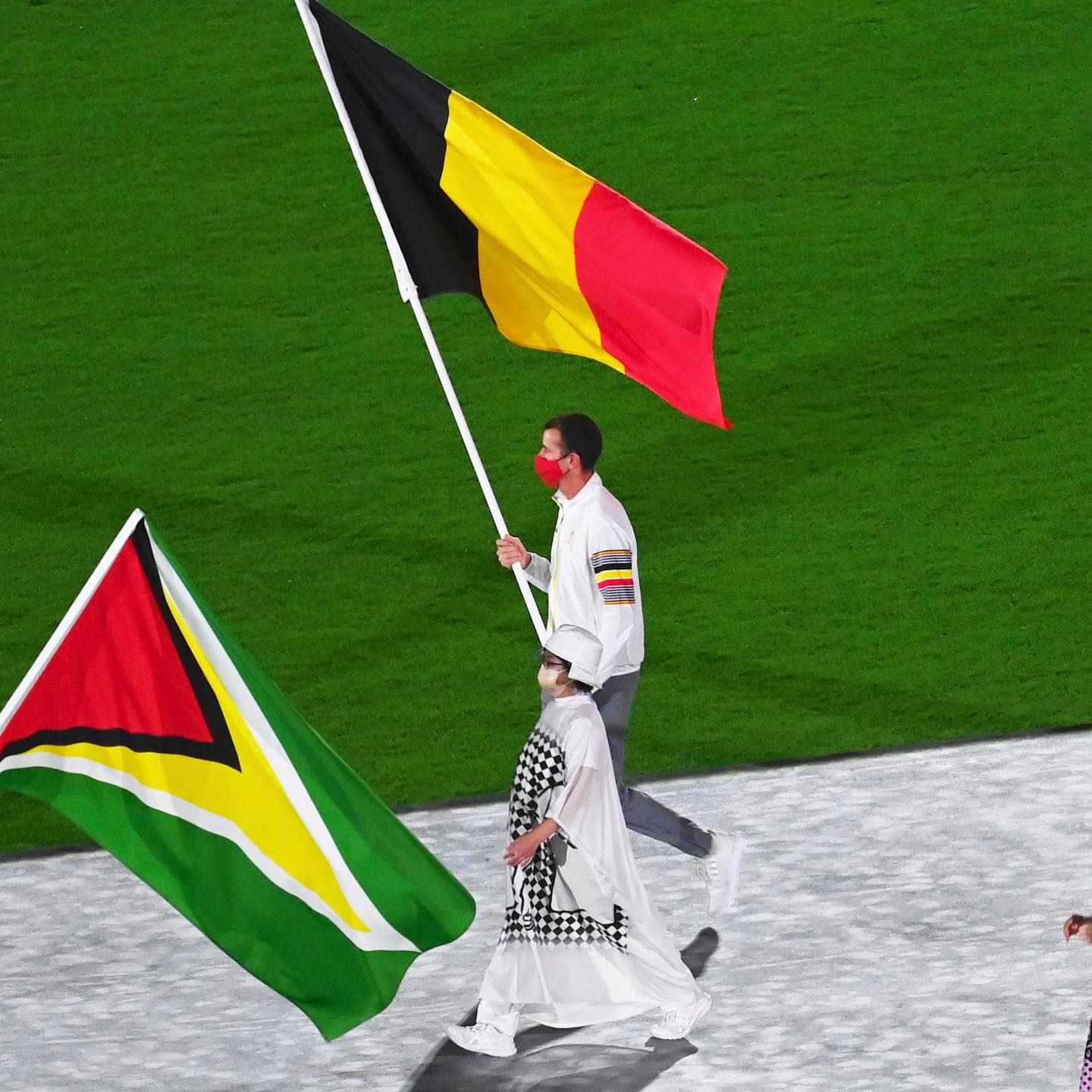 Gregory Wathelet : "C'était un véritable honneur de porter le drapeau belge lors de la cérémonie de clôture".