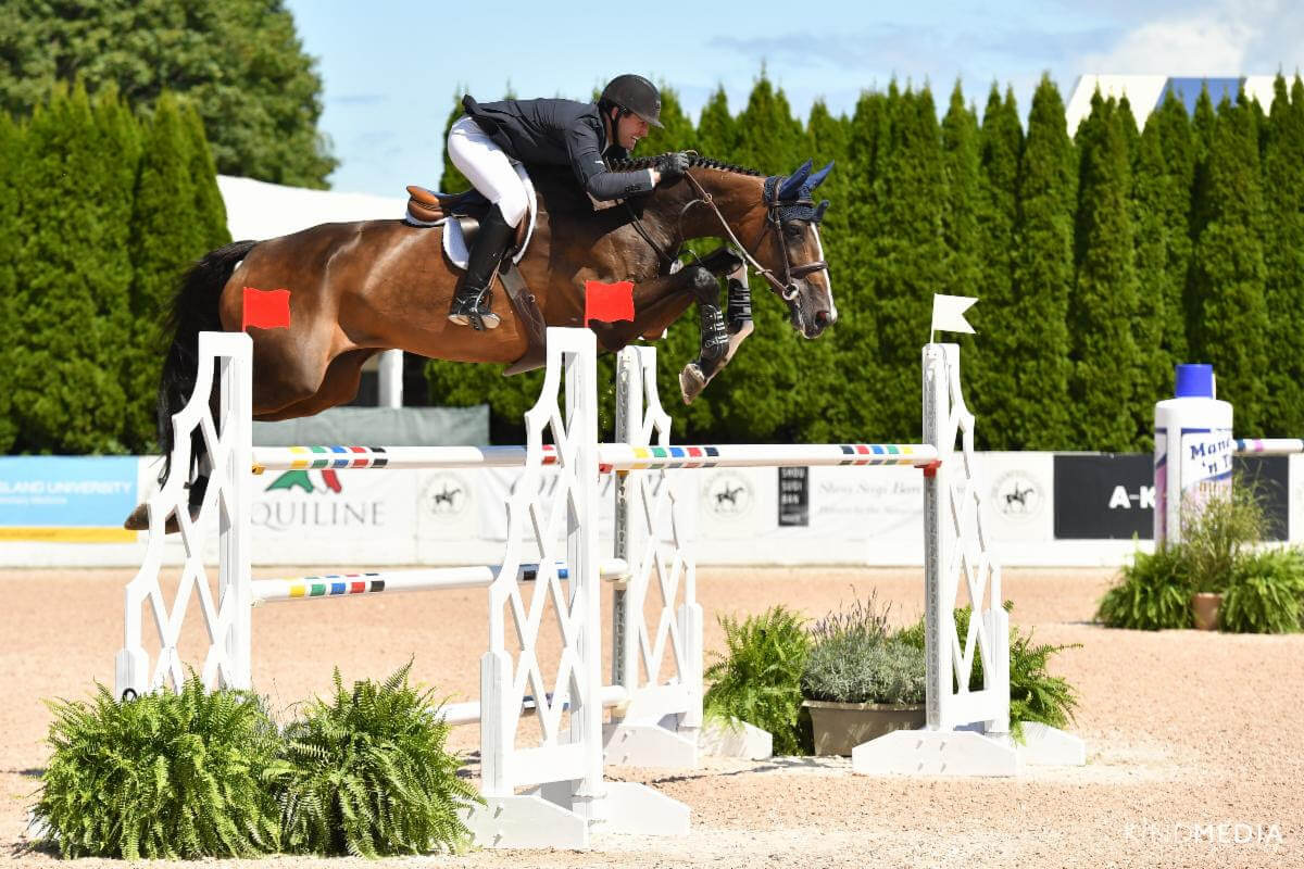 McLain Ward Soars to Victory in the $37,000 Hampton Classic FEI Speed Stake