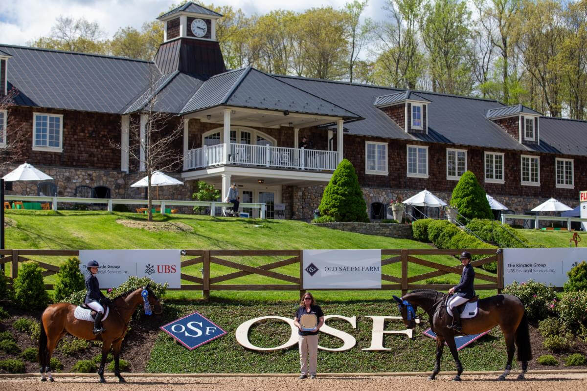 Ward and Debney Tie for the Win at 2022 Old Salem Farm Spring Horse Shows