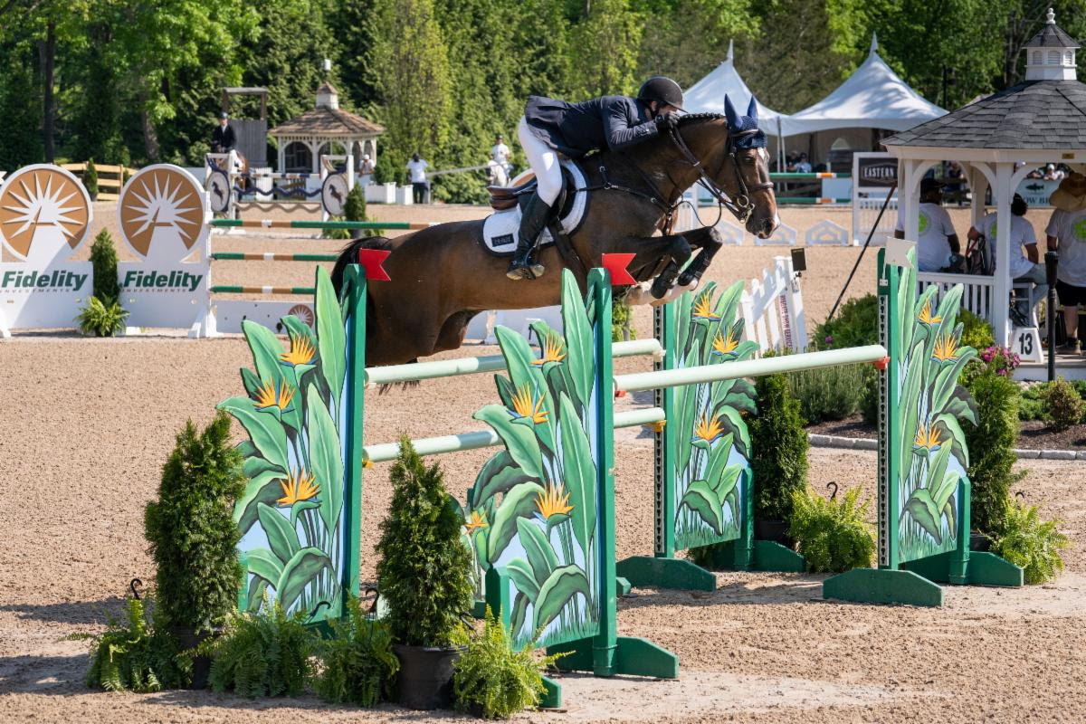 McLain Ward Takes Third Consecutive Win in the $37,000 FEI 1.45m Jump-off presented by Fidelity Investments at 2022 Old Salem Farm Spring Horse Shows