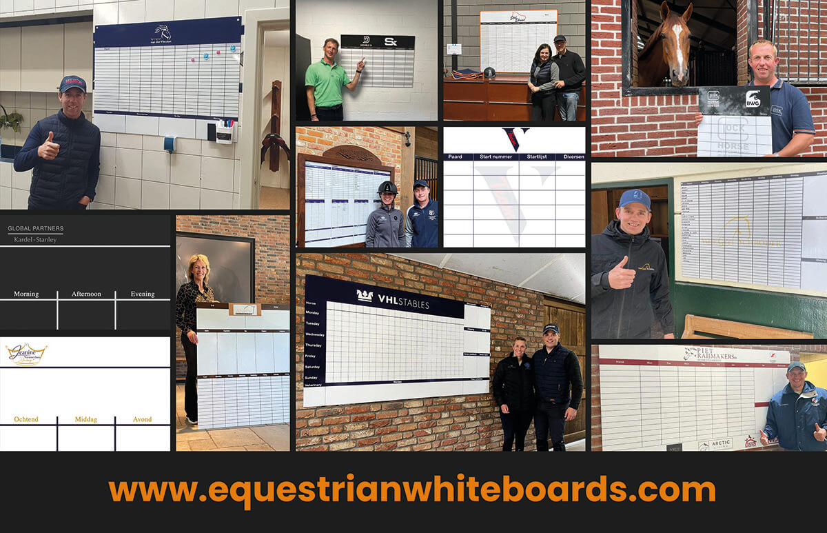 Fototrailer helpt je branding vooruit met 'Customized Equestrian Whiteboards..."