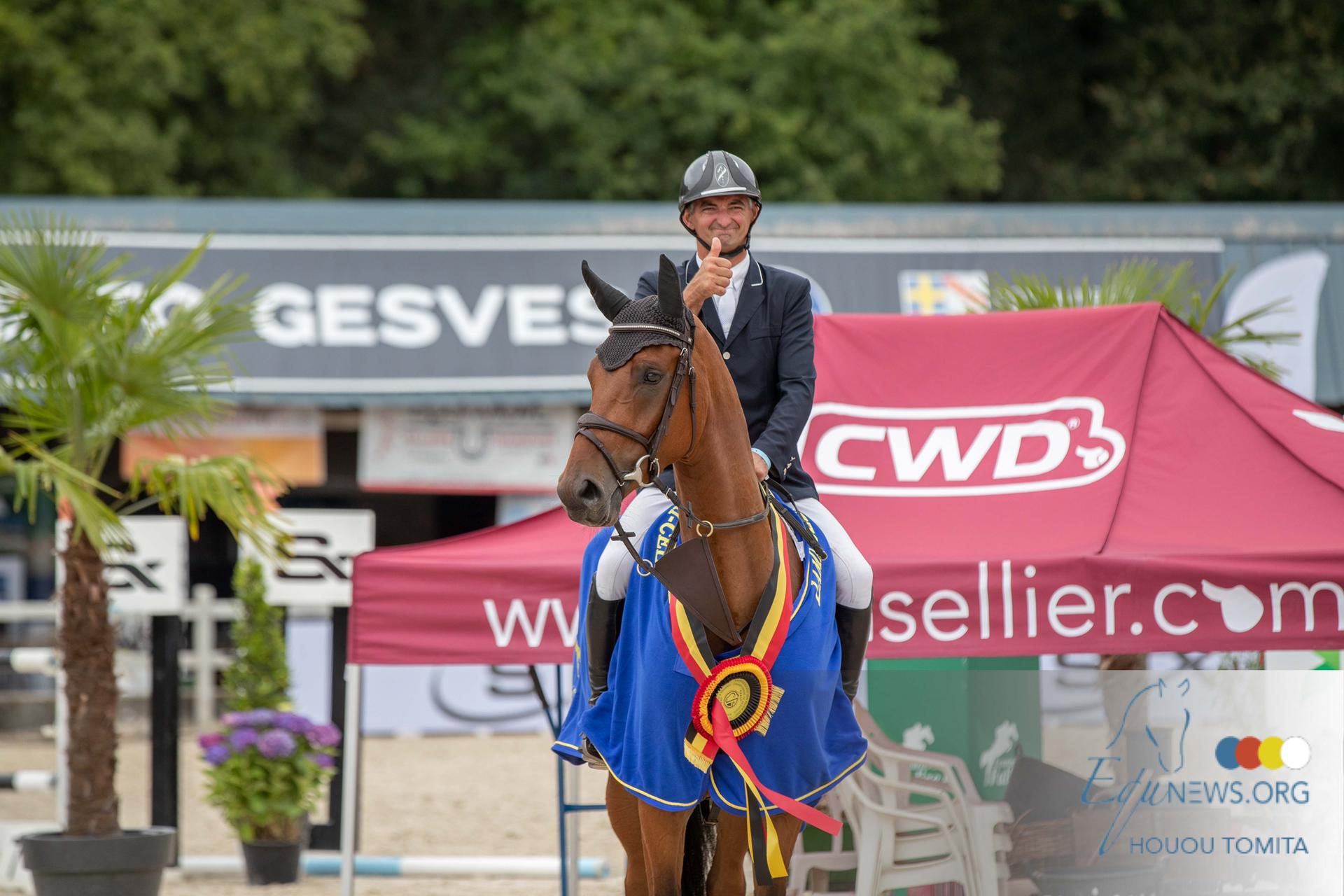 Walter Lelie keeps the victory in Belgium with Qalista DN in World Championship for 6YO