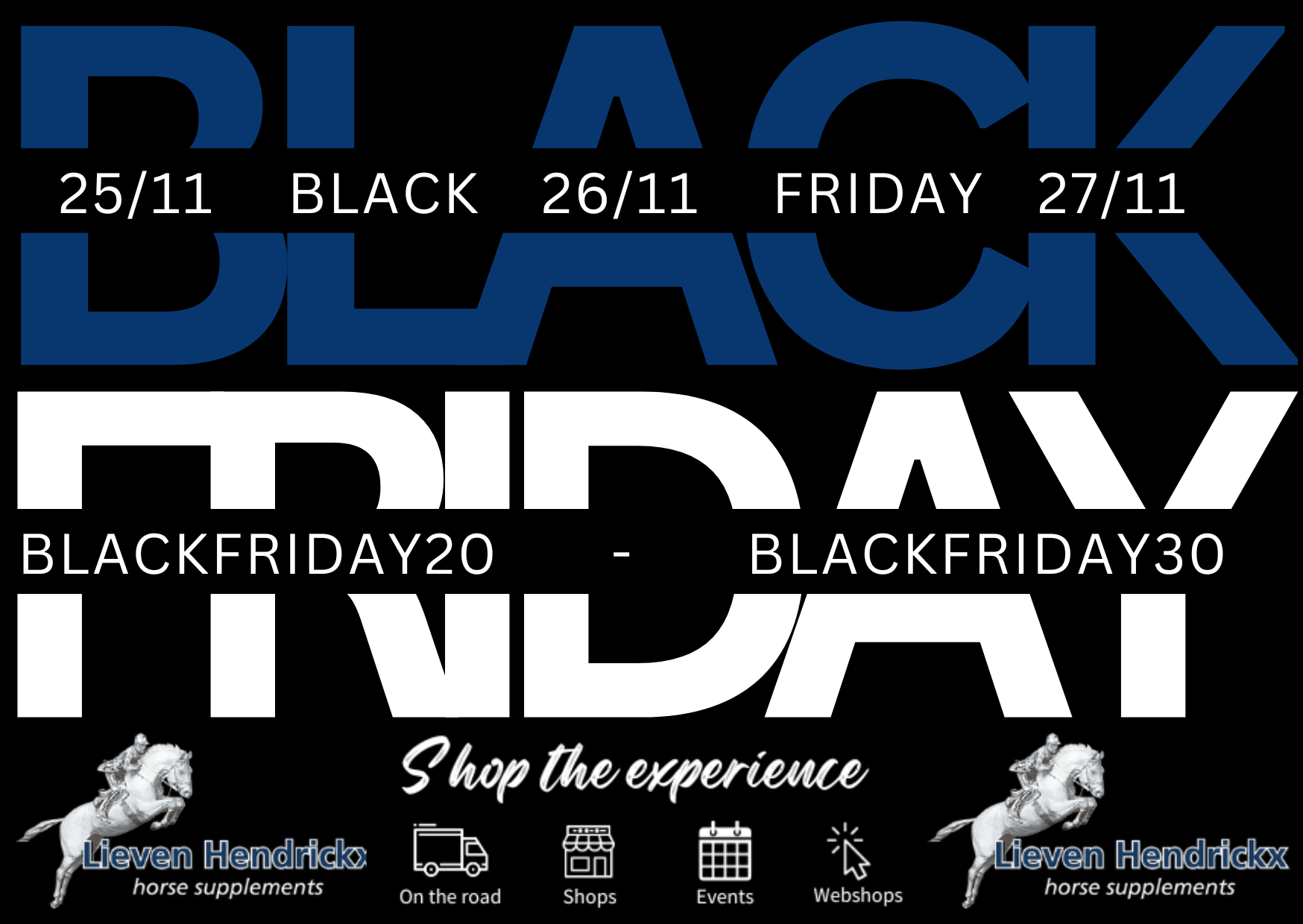 Scoor je favoriete producten met stevige korting op Black Friday bij Lieven Hendrickx