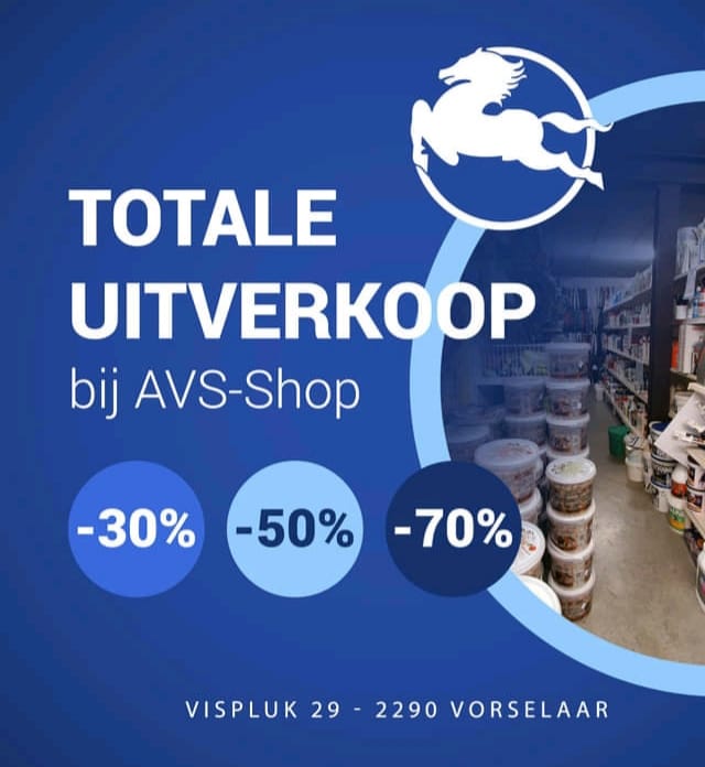 AVS Shop verbouwt en houdt totale uitverkoop