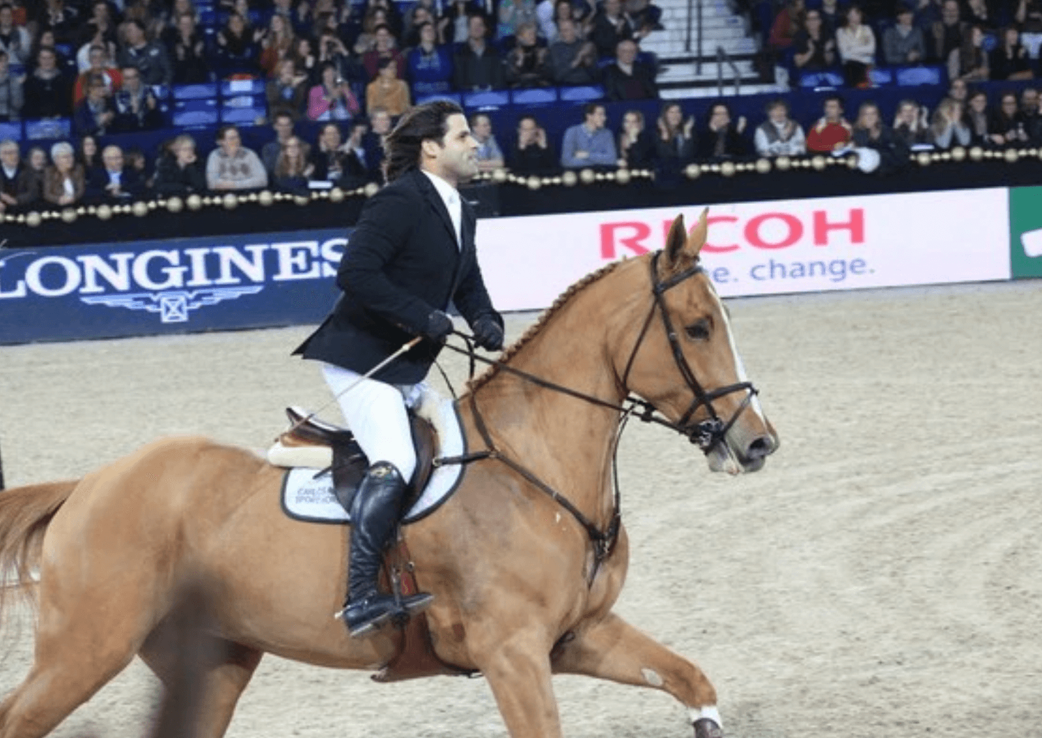 Carlos Ribas and Trix fast as lightning in 1st Qualifier for the German Jumping Derby