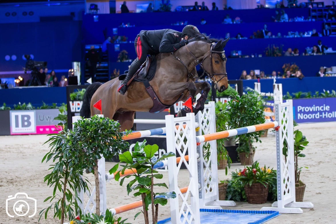 Emanuele Gaudiano and Chaccobeto best in the Provincie Noord-Holland Prize at Jumping Amsterdam