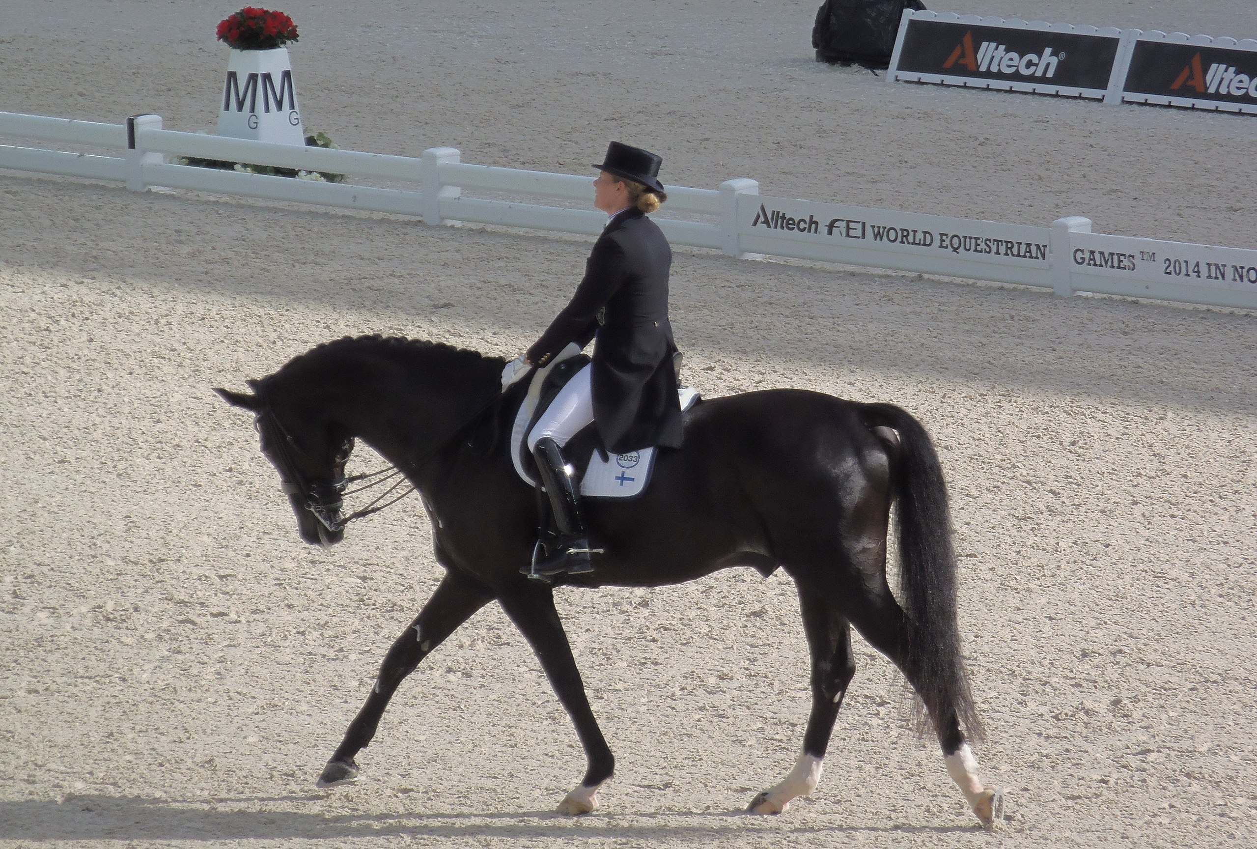 Olympic dressage rider Mikaele Fabricius-Bjerre lost her battle against cancer