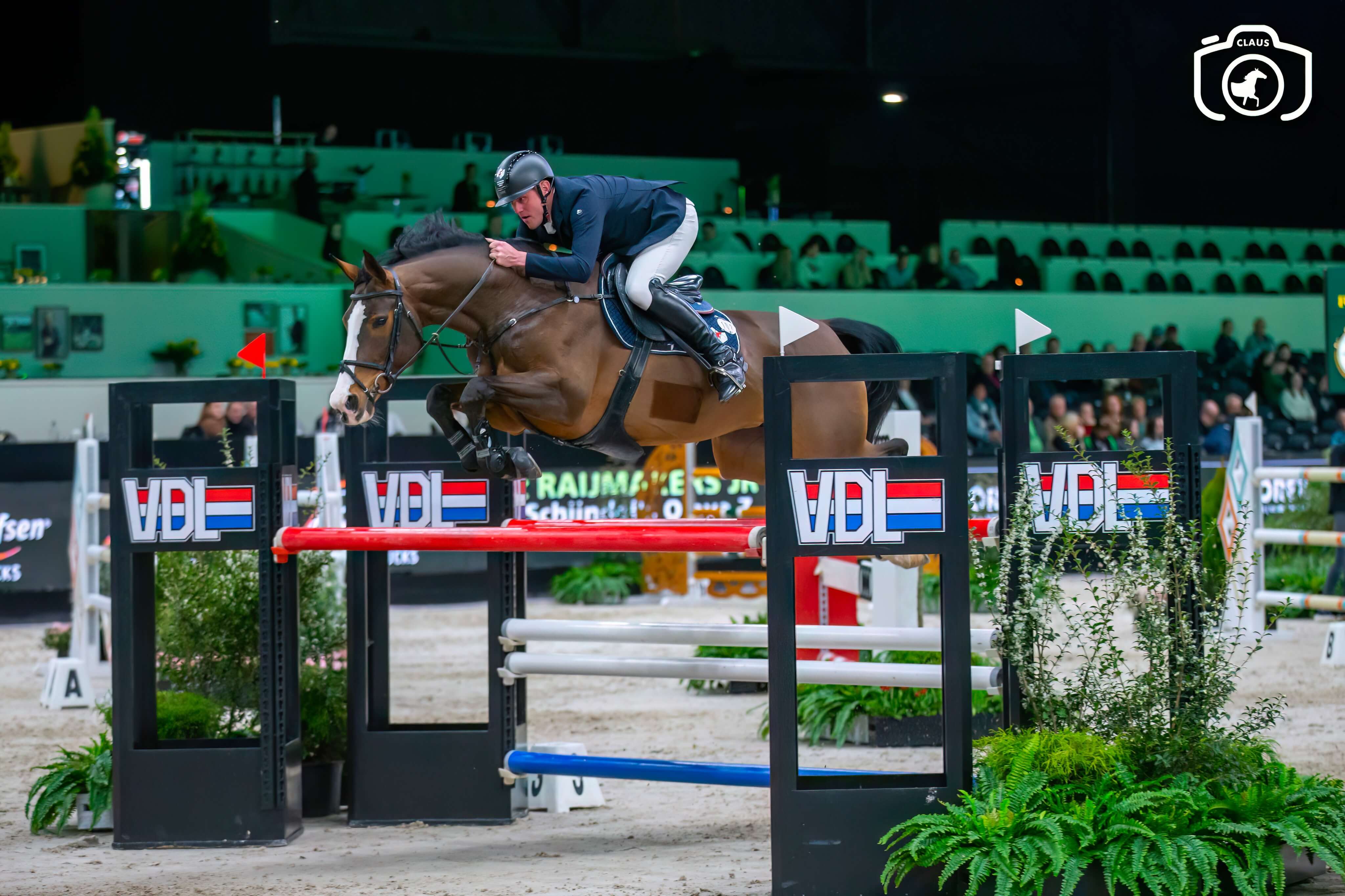 Piet Raijmakers Jr. makes it a home win in the CSI5* The Dutch Masters opening class