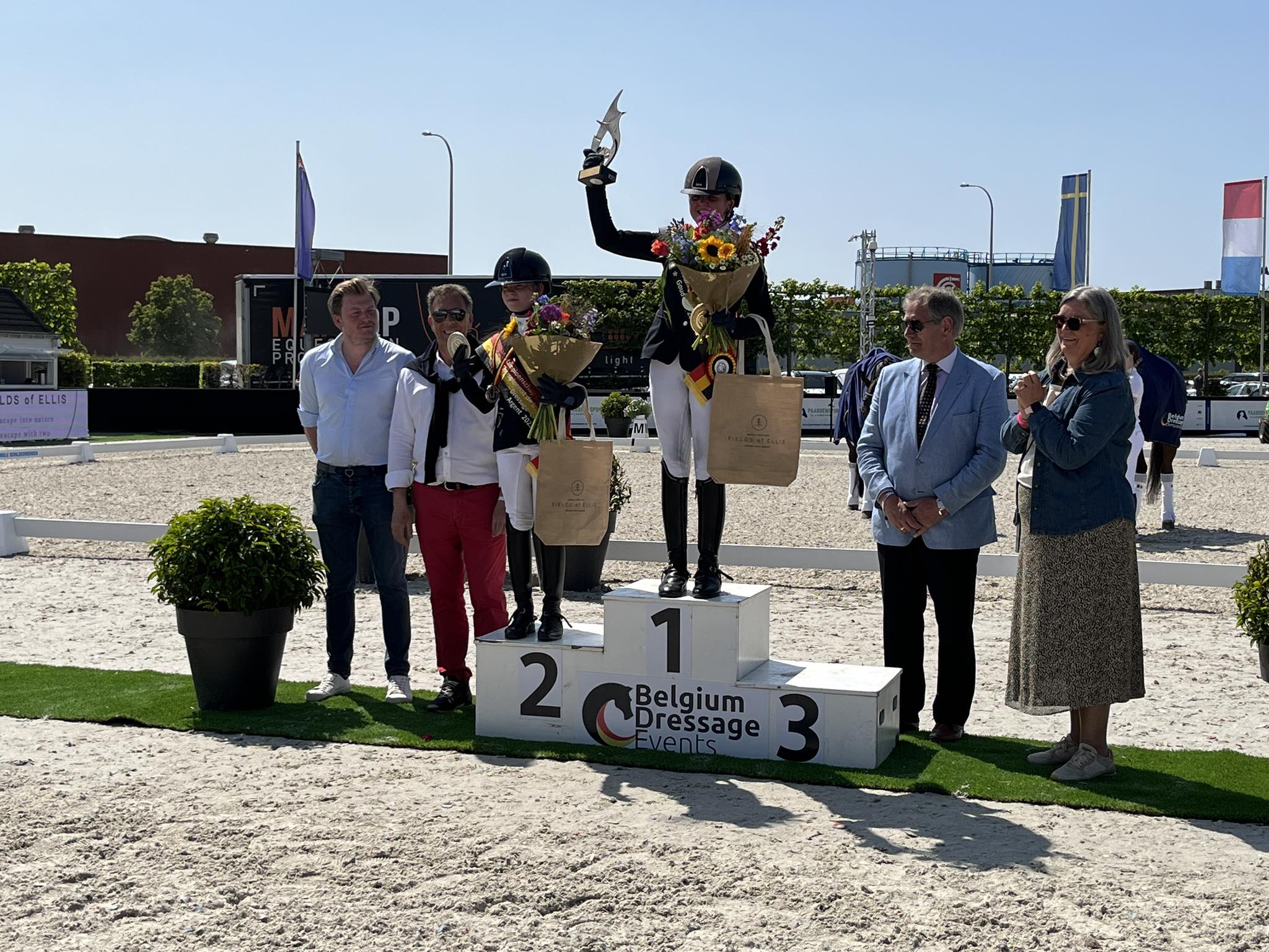 Evelyne Dieltjens kroont zich tot Belgisch kampioene bij de Children