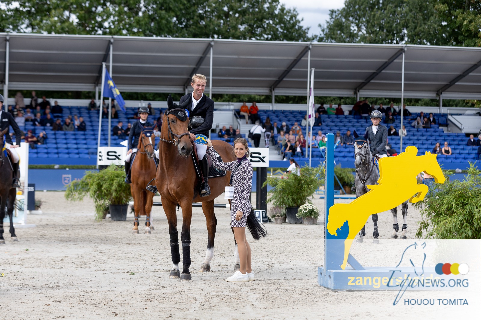 Gilles Thomas and Lavanoche T&L Z best in second qualifier for World Championship 7YO