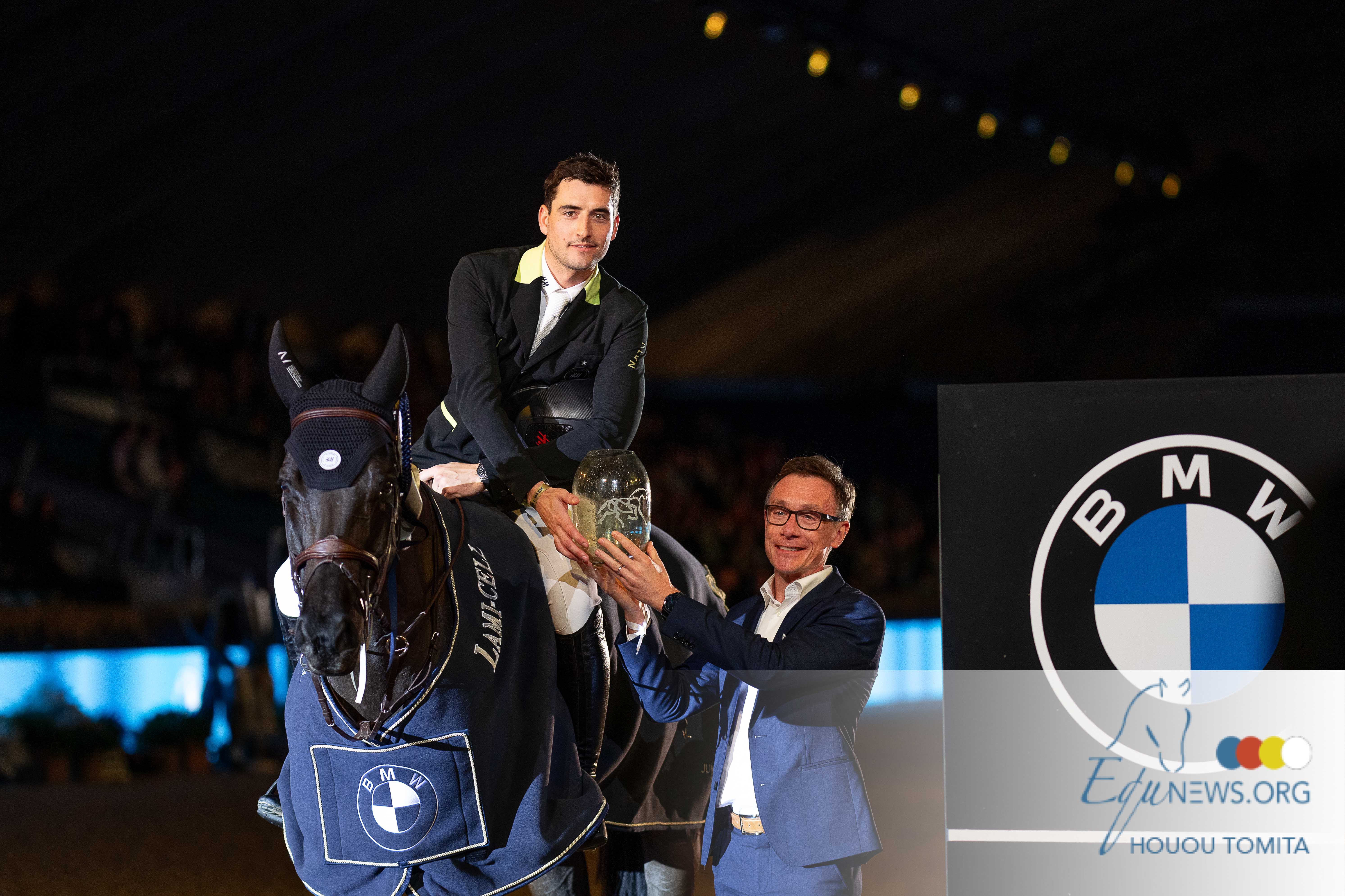 Nicola Philippaerts and Derby de Riverland drive of to victory in the BMW Masters of Mechelen
