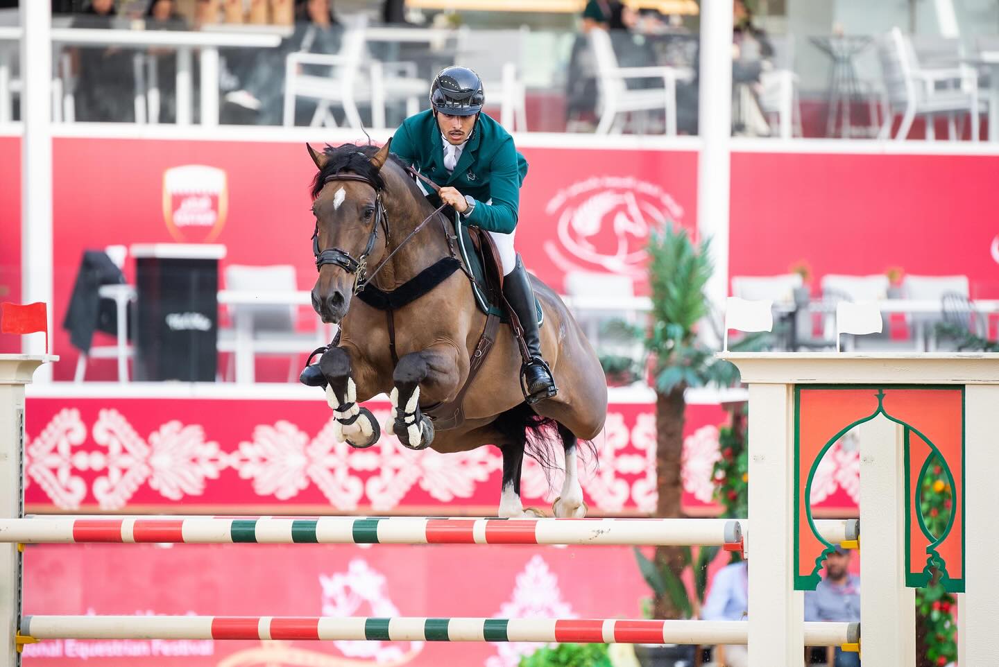 Abdulrahman Alrajhi and Ventago open the CSI5* competition in Doha with victory on Thursday