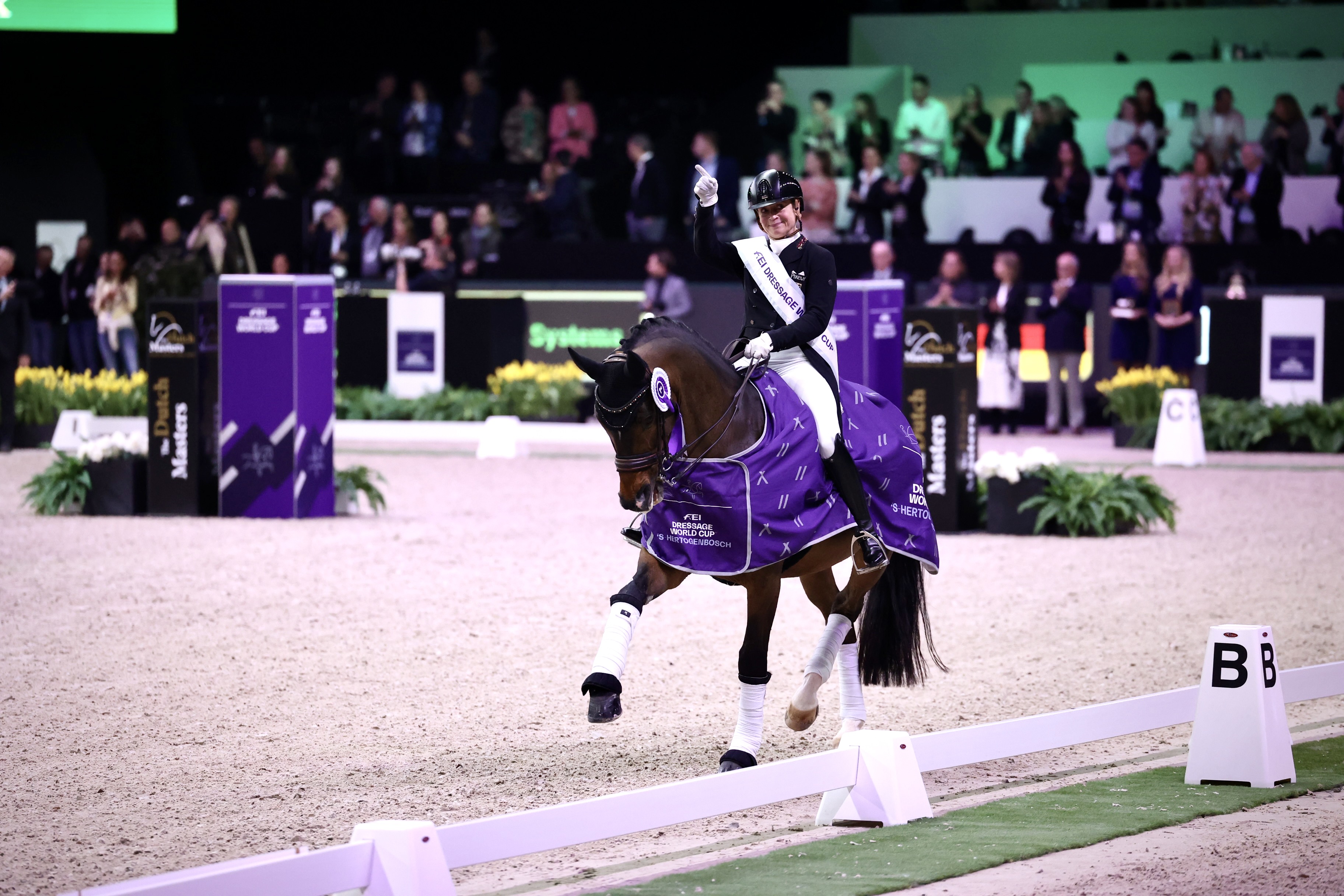 Isabell Werth and DSP Quantaz once again best in World Cup Dressage Freestyle Grand Prix in Den Bosch