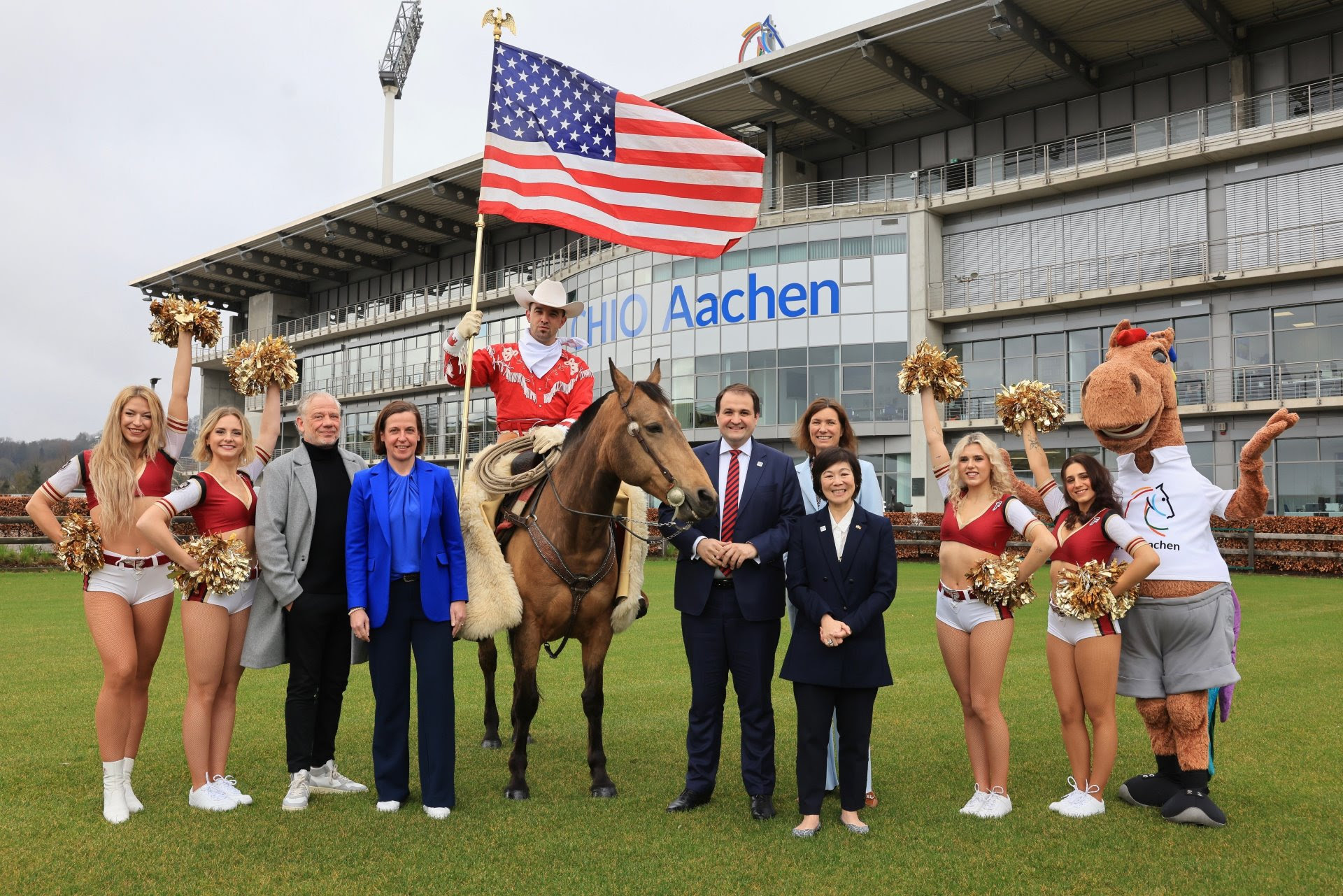 "Un partenariat parfait" : Les États-Unis sont le pays partenaire officiel du CHIO Aachen 2024.