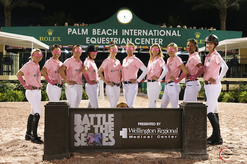 Women Win $75,000 Battle of the Sexes Presented by Wellington Regional Medical Center at the 2017 Winter Equestrian Festival