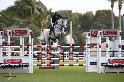 Marilyn Little and Clearwater Top $35,000 Suncast® 1.50m Championship Jumper Classic