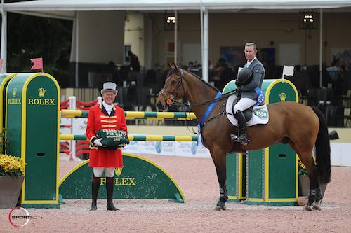 Jonathan McCrea and Special Lux top $50,000 Grand  Prix CSI 2* at the WEF