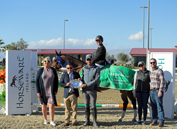 Mandy Porter takes it to the top in Grand Prix Desert Horse Park