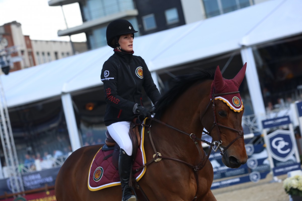 Jessica Springsteen welcomes new grand prix horse
