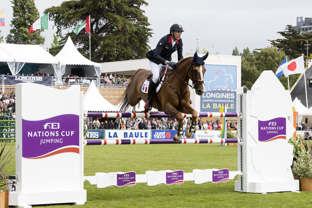 FEI Nations Cup™ Jumping: France pips Sweden in thrilling jump-off on home ground at La Baule