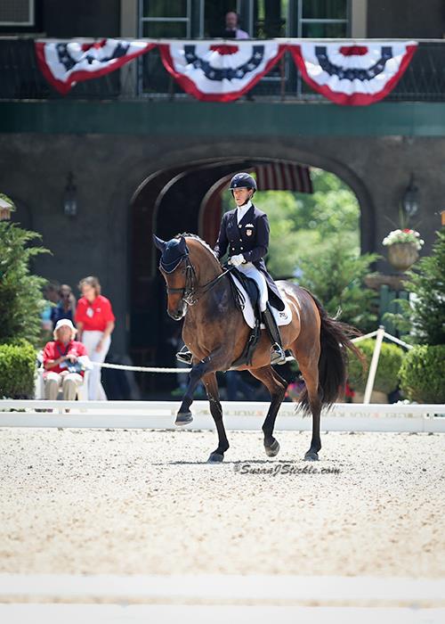LaGoy-Weltz and Pai Shine on day two of the Dressage Festival of Champions