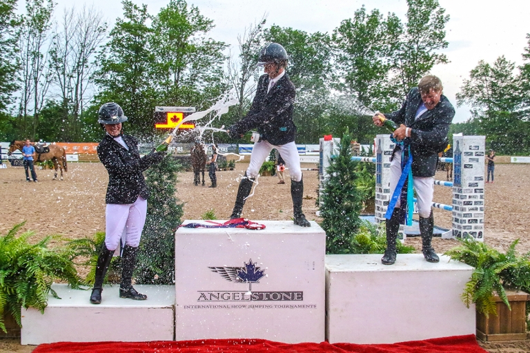 Francois Lamontagne Sweeps the FEI Night Classes at Angelstone this Week