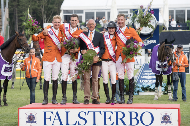 Italy still in the lead of the Nations Cup ranking. Rob Ehrens positive about the Falsterbo win...