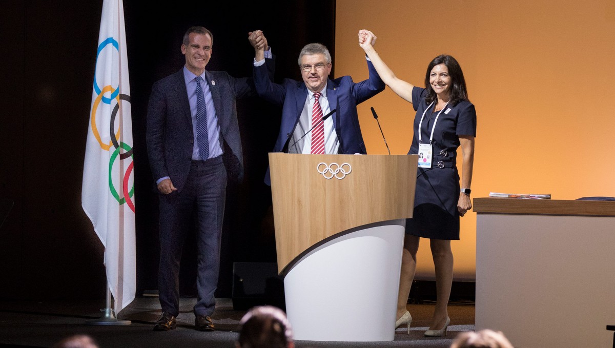IOC makes historic decision in awarding the 2024 and 2028 Olympic Games at the same time