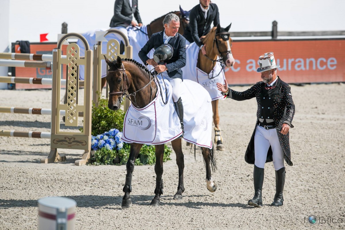 Michel Robert victorious in both 1m50 LR and 1m45 classes of St Tropez today