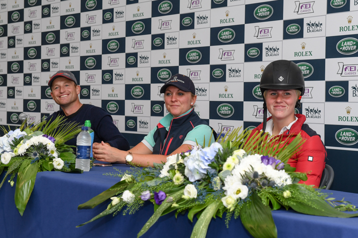 Michael Jung in the lead after first day dressage in Burghley