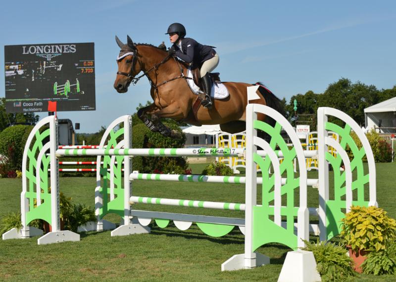 Yasmin Rizvi Wins the $25,000 Campbell Stables Show Jumping Derby presented by Boar's Head at the Hampton Classic Horse Show