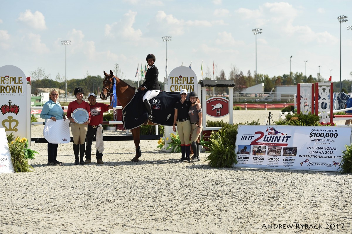Lisa Goldman to the win while Four Riders Qualify for $100,000 International Omaha Championship