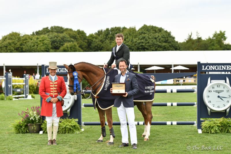 Ireland's Shane Sweetnam Captures the $50,000 Longines Cup at the Hampton Classic