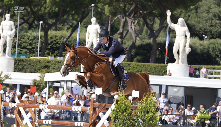 Horses and riders for the LGCT in Rome