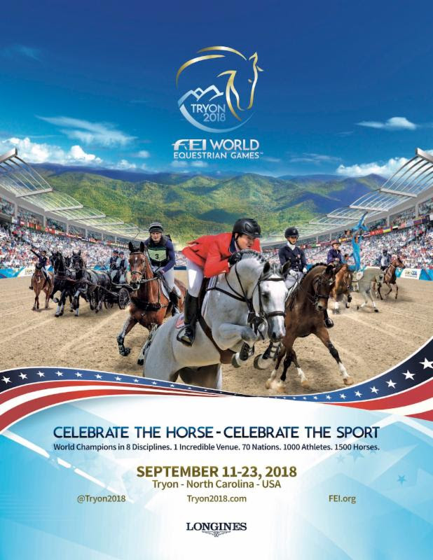 Tickets Now On Sale for FEI World Equestrian Games™ Tryon 2018