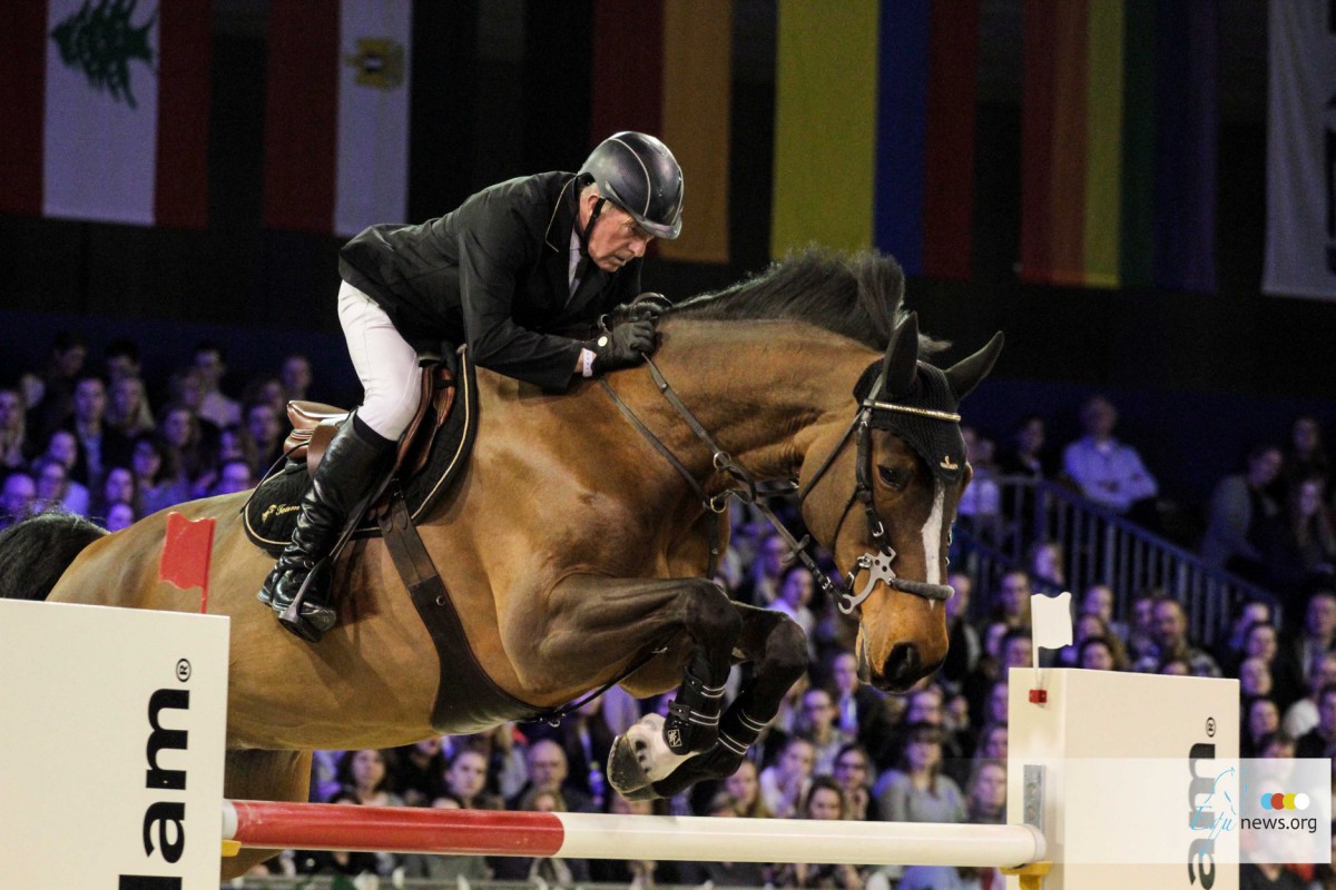 John Whitaker takes second place in Amsterdam
