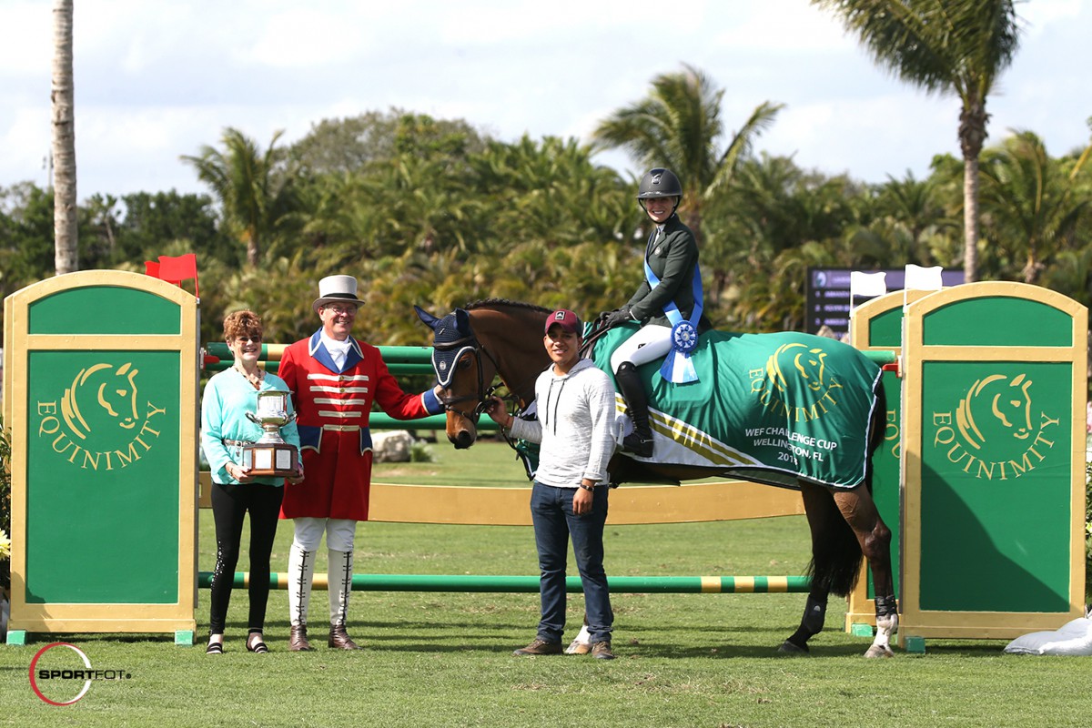 Amanda Derbyshire and Luibanta BH Capture Victory in $70,000 Equinimity WEF Challenge Cup Round 4 at 2018 WEF