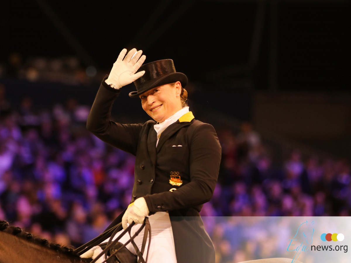 Isabell Werth takes another victory in World Cup Dressage with big laugh for minor fault