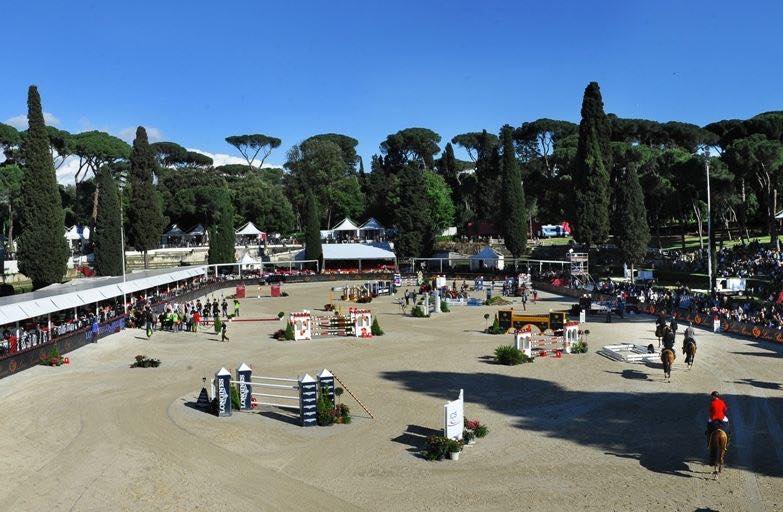 The horses and riders for CSIO5* Rome