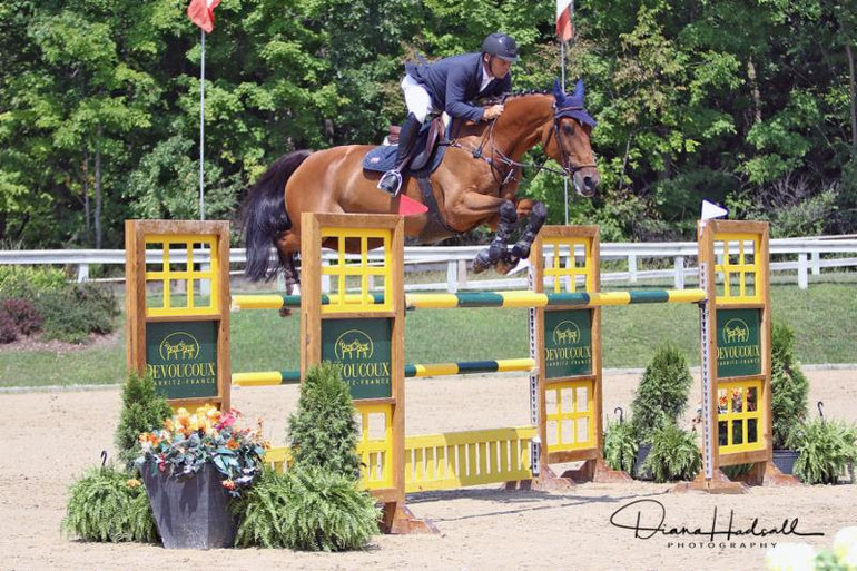 Samuel Parot and Atlantis race to victory in $35,000 CWD Welcome Speed Stake CSI3* at Great Lakes Equestrian Festival