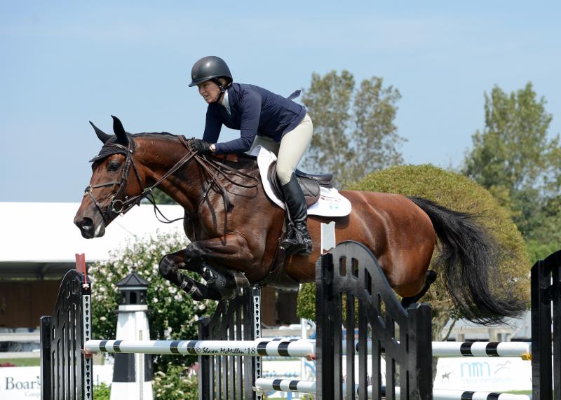 US Olympic Veteran Beezie Madden and Rising Star Kelly Cruciotti Take Top Placings Tuesday at the 43rd Hampton Classic Horse Show
